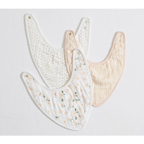Meredith Muslin Drool Bib Set