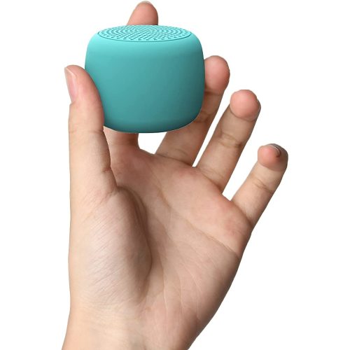 Babelio White Noise Sound Machine for Adults Kids Baby, Mini, 15 Non-looping Sounds, Timer, Memory Function, Easy to Pocket and Travel Cyan