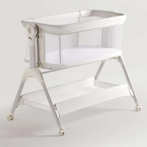 Harppa Cuddly Sway | 3-in-1 Rocking Baby Bassinet & Bedside Sleeper with Anti-Reflux Mattress for Newborns