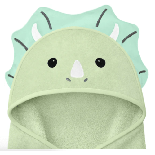 Cuddle Baby Hooded Towel - Triceratops