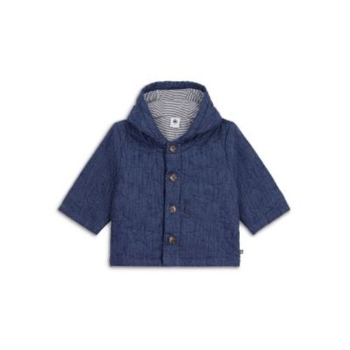 Unisex Hooded Quilted Denim Jacket - Baby