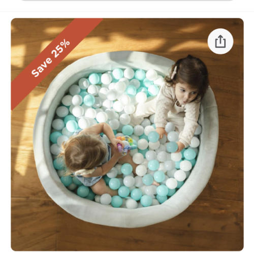 Kids' Ball Pit for Home with 200 Balls | Blue