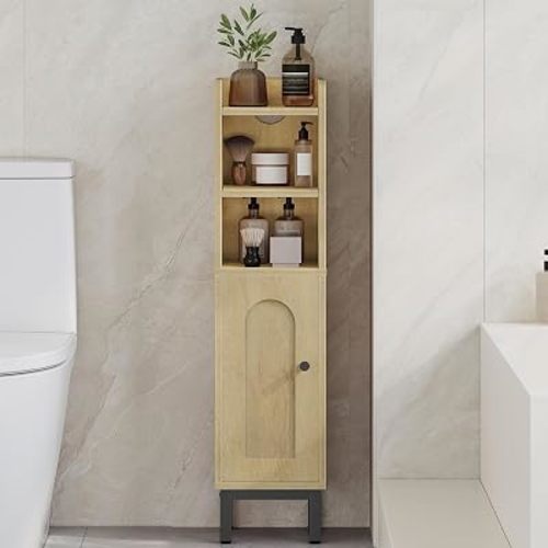 Hzuaneri Bathroom Storage Cabinet - Yellow