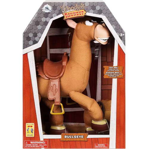 Disney Store Bullseye Plush Figure with Sound Toy Story New