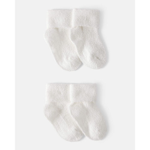 Baby 4-Pack Foldover Chenille Booties | Carter's