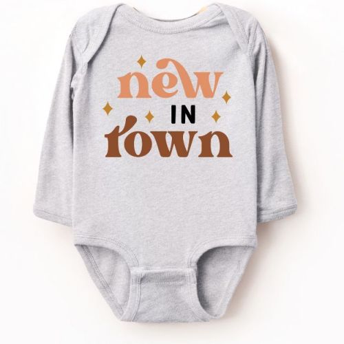 The Juniper Shop Boho New In Town Long Sleeve Bodysuit