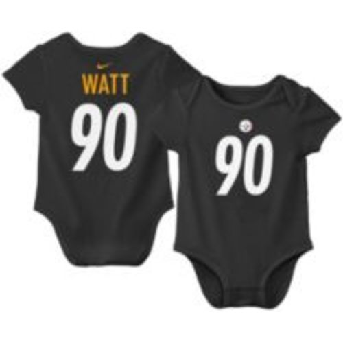 Nike Infant Pittsburgh Steelers T.J. Watt #90 Black Newborn Creeper | Dick's Sporting Goods