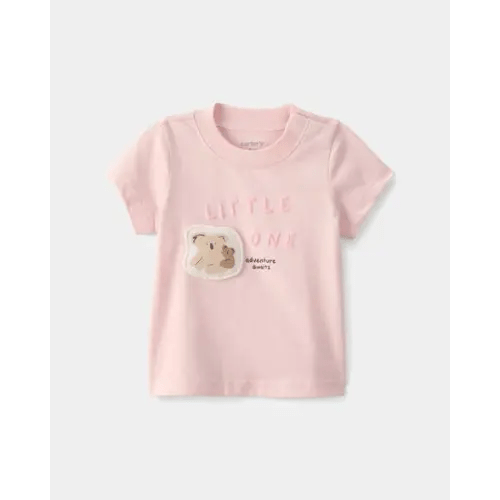 Baby Girl 'Little One' Koala Graphic Tee - Pink | Carter's