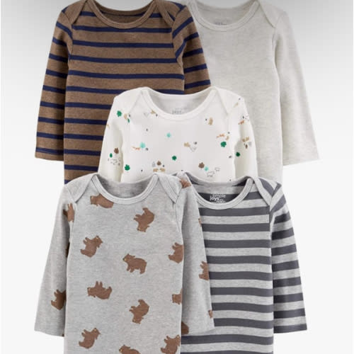Simple Joys by Carter's Unisex Babies' Long-Sleeve Bodysuit