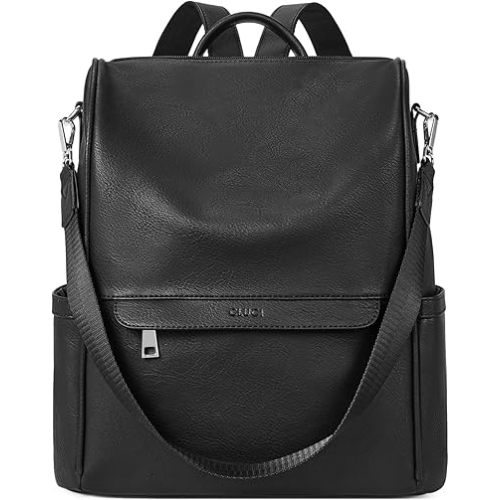 CLUCI Womens Backpack Purse PU Leather Anti-theft Large Fashion Designer Travel Bag Ladies Shoulder Bags