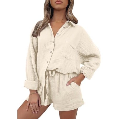 AUTOMET 2 Piece Sets For Women Lounge Wear Matching Two Piece Outfit