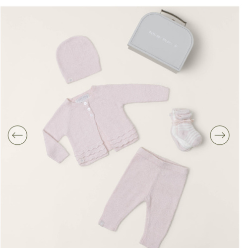 CozyChic Lite® Girls Heirloom Newborn Set | Barefoot Dreams®