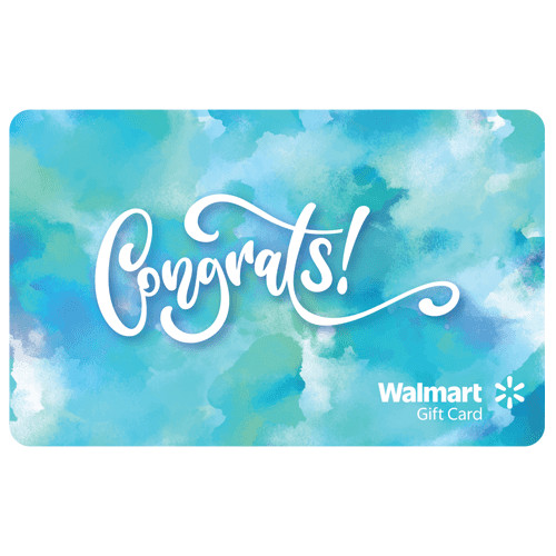 Watercolor Note Walmart Gift Card