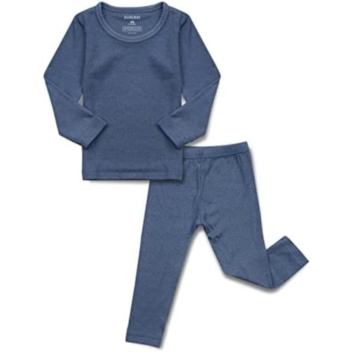 AVAUMA Baby Boys Girls Pajama Set Kids Toddler Snug fit Ribbed Sleepwear pjs for Daily Life Style