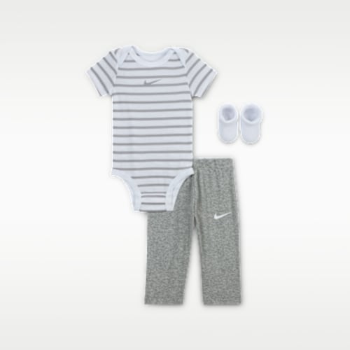 Nike Baby Bodysuit, Pants, and Terry Socks 3-Piece Set. Nike.com