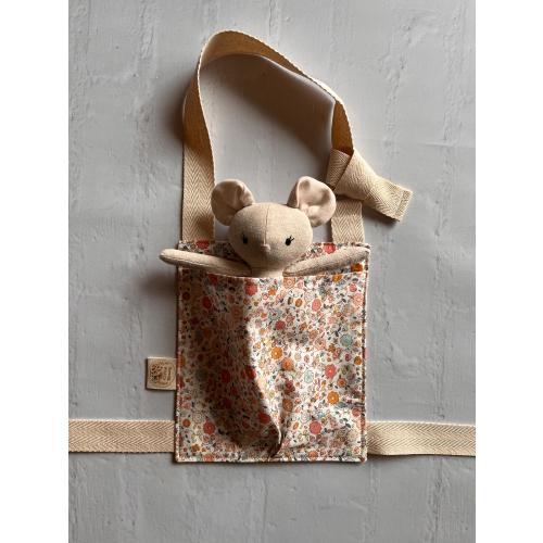 Toddler Stuffy Carrier: Floral Doll Carrier, Pretend Play Gift