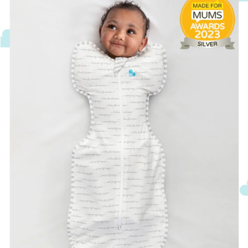 Swaddle Up™ 1.0 TOG Cotton White Dreamer