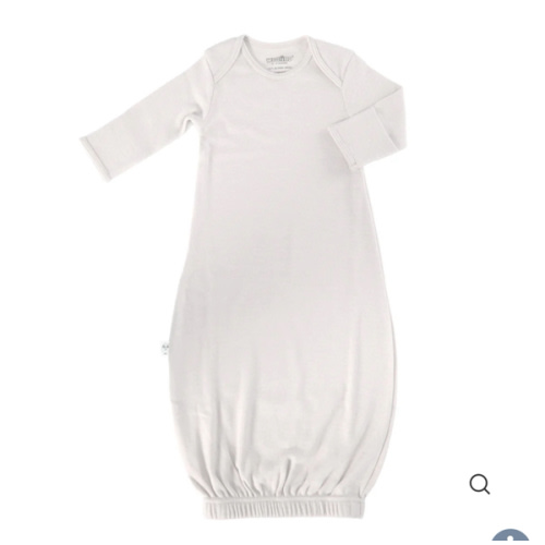 Merino Wool Baby Gown |Natural Merino Wool Baby Sleepwear – Woolino
