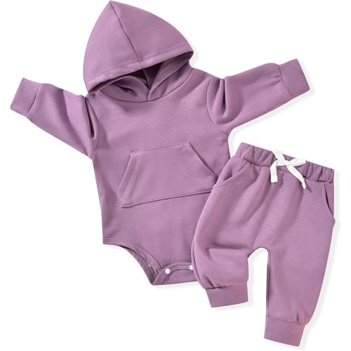 Aalizzwell Infant Baby Winter Hoodie Outfit
