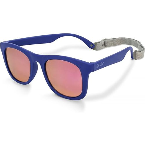 JAN & JUL Baby Toddler Kids’ Flexible UV-400 Polarized Sun-glasses with Strap for Girls Boys