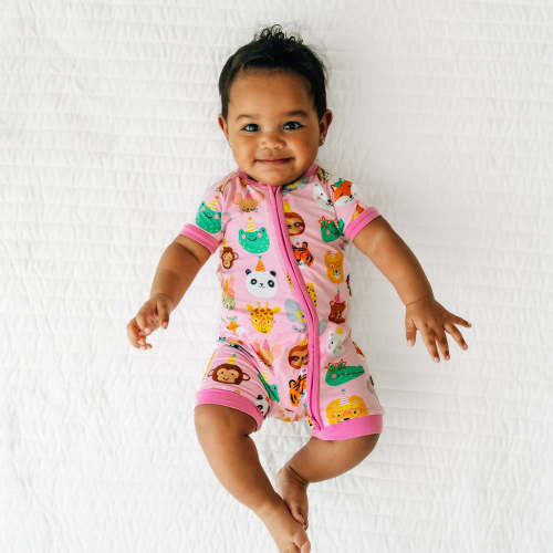 Pink Party Pals Shorty Zippy - Little Sleepies