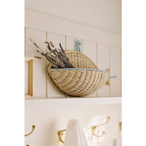 Fish Wicker Wall Basket