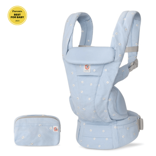 Shop Omni Deluxe Baby Carrier Ergobaby Cotton Serene Blue