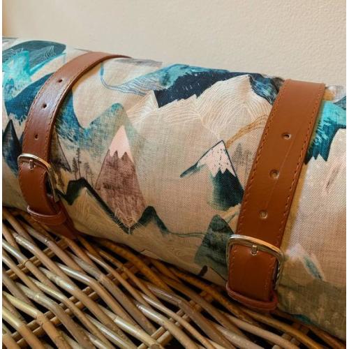 Waterproof outdoor playmat with carry strap | picnic blanket | waterproof play mat | baby playmat | tummy time mat
,
Mountains