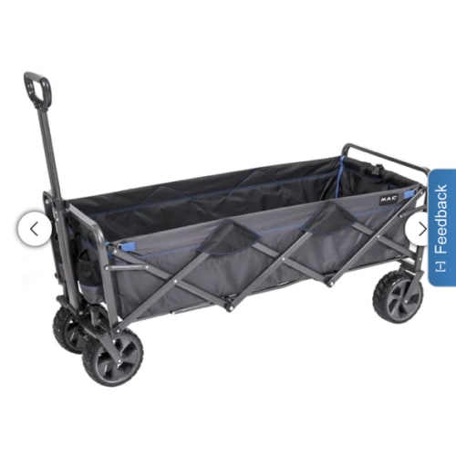 Mac Sports Deluxe Extended Folding Wagon with Brakes | Costco