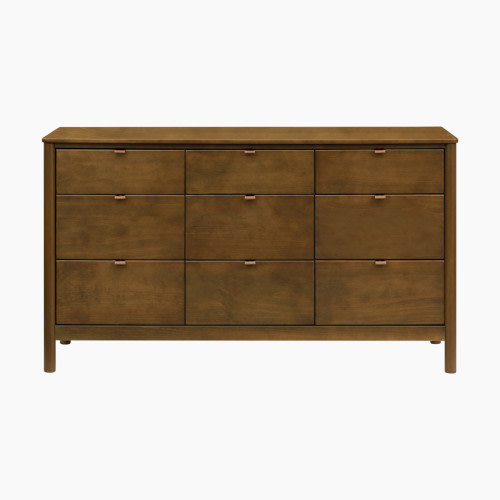 babyletto Bondi 9-Drawer Assembled Dresser - Natural Walnut