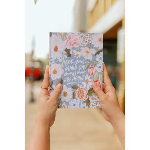 Flora Theme, Christian Journals, Hardback Journal, Notes, Note-taking, College, Christian Gift, Journaling, Scripture, Faith Based Gifts