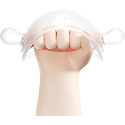 Garkoko Baby Teething Toys for Teething Relief, Silicone No-Drop Baby Teether Toys for 3-6 Months, BPA-Free Infant Chew Toy