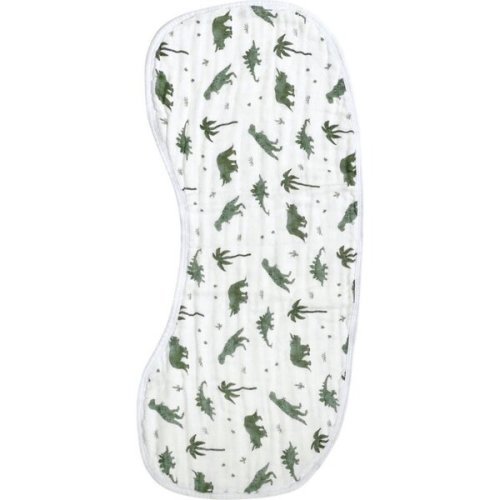 2-In-1 Burp Cloth Bib, Dino, Snores - Dear Perli | Maisonette