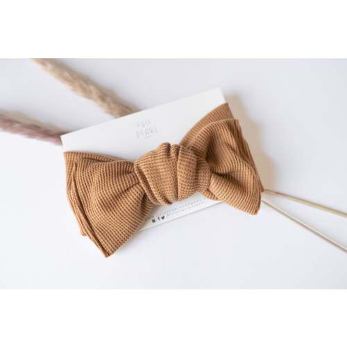 Neutral Baby Bow Turban