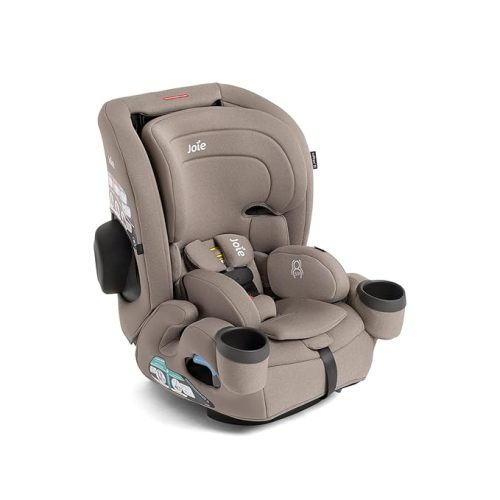 Joie Saffron SI 4-in-1 Car Seat – Car Seat for Infants to Toddlers to Big Kids - 4 Modes, 10-Position No-Rethread Headrest & Harness (Mocha)