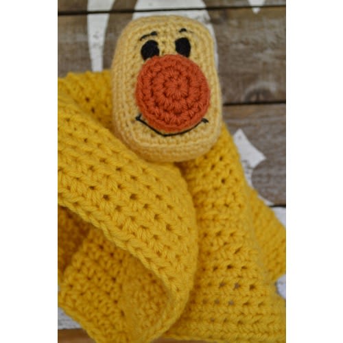 Crochet Lovey Security Blanket from 80s Movie The Brave Little Toaster