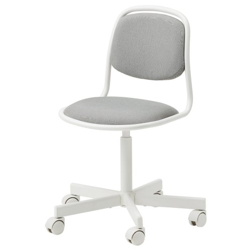 ÖRFJÄLL Child's desk chair - white/Vissle light gray