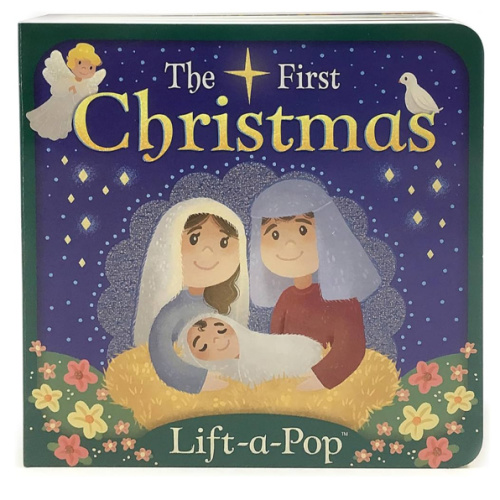 The First Christmas: Lift-a-Pop Pop-Up Nativity Board Book for Christians to Celebrate the Birth of Baby Jesus - Holiday Gift For Babies and Toddlers (Little Sunbeams)