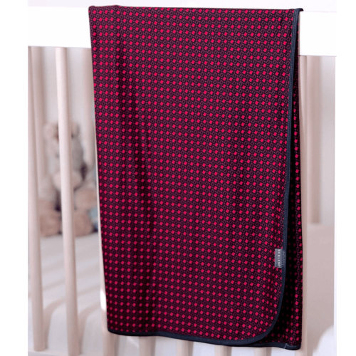 Baby Swaddle - Texas - Black & Red – BURLEBO