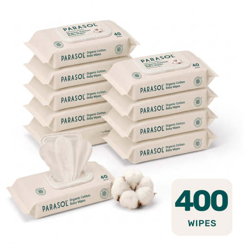 100% Organic Cotton Baby Wipes With Hydra Vitamin B5™
