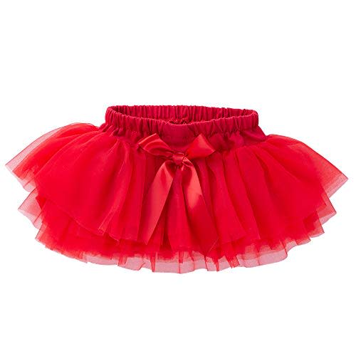 Anbaby Baby Girls Soft Tutu Skirt Toddler Ruffled Pants Diaper Cover