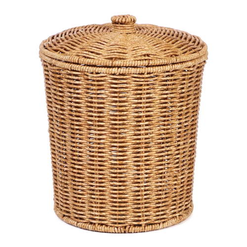 Laundry Hamper with Lid,Wicker Laundry Basket,Clothes Hampers with Lids Clearance,Large Woven Dirty Clothes Storage Basket
