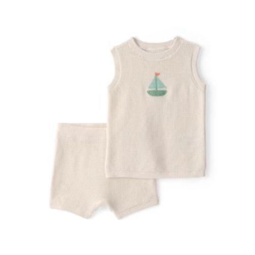 Baby Boys 2 Piece Shirt and Shorts Set