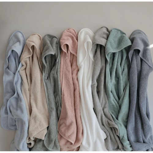 Mushie Organic Cotton Baby Hooded Towel