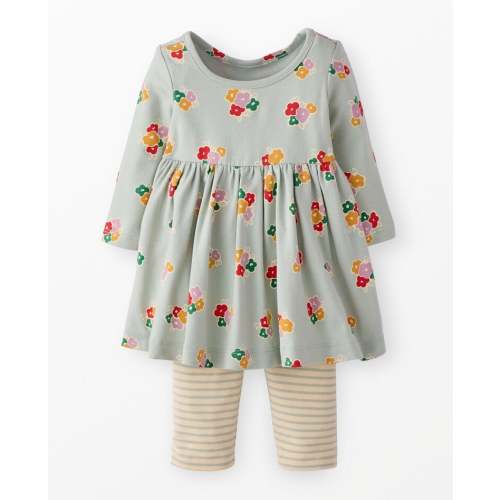 Baby Long Sleeve Skater Dress & Leggings Set | Hanna Andersson