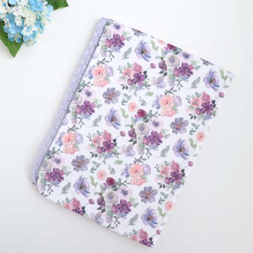 Dreamy Petals Minky Baby Blanket