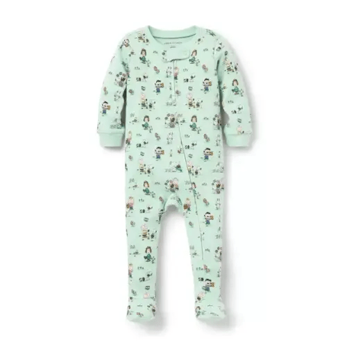 Baby Green Baby Organic Cotton Peanuts™ Easter Footed Pajama by Janie and Jack