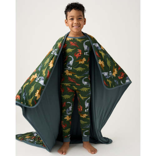 Green Roar & Explore Large Cloud Blanket | Little Sleepies