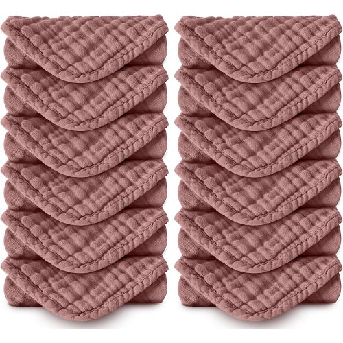 Muslin Burp Cloths 100% Cotton 20''x10'' Baby Wash Cloths 12 Pack