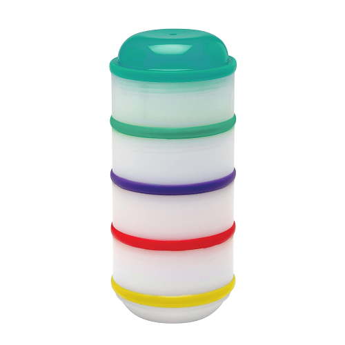 Dr. Brown's Snack-A-Pillar Stackable Snack and Dipping Cups, Travel Food Storage for Toddlers and Babies, BPA Free, 6m+